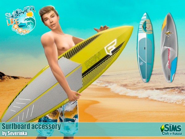  Sims by Severinka: Accessory surfboard