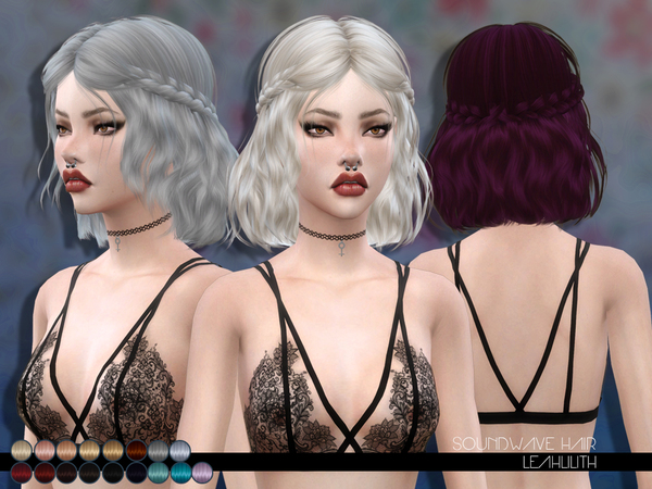  The Sims Resource: LeahLillith Soundwave Hair