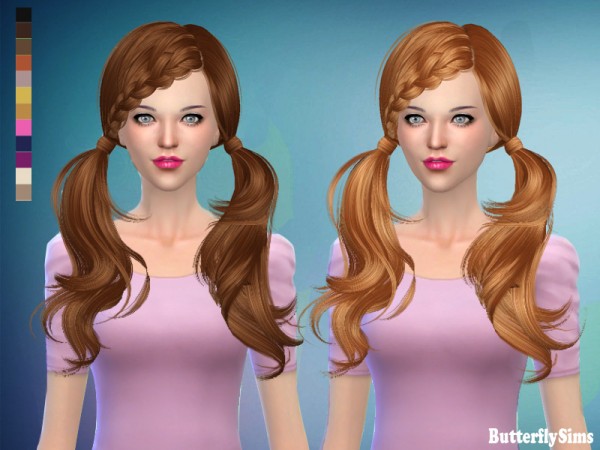  Butterflysims: B flysims 052 free hairstyle