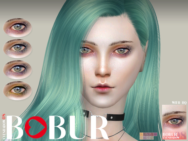  The Sims Resource: Eyeshadow 08 by Bobur