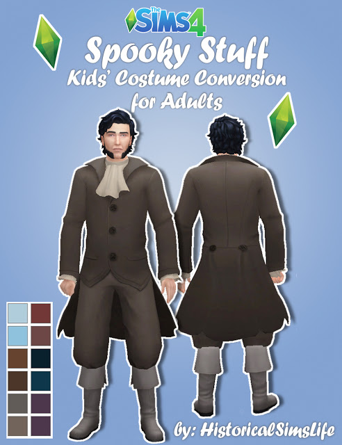  History Lovers Sims Blog: Spooky stuff costume