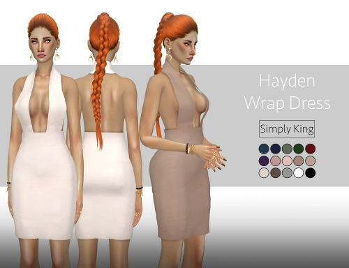  Simply King: Hayden Wrap Dress