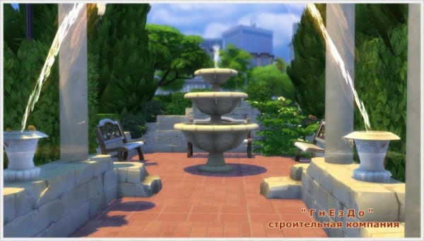  Sims 3 by Mulena: Backyard garden