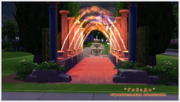  Sims 3 by Mulena: Backyard garden