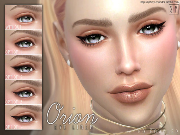  The Sims Resource: Orion   Eye Liner by Screaming Mustard