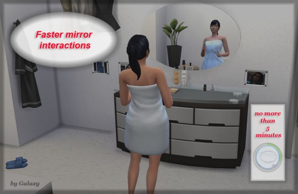  Mod The Sims: Faster mirror interactions by Galaxy777