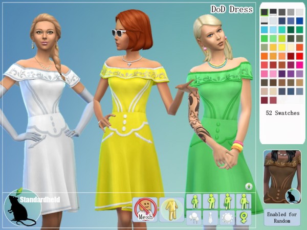  Simsworkshop: DoD Dress 1.0 by Standardheld