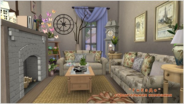  Sims 3 by Mulena: Provence livingroom