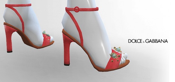 MA$ims 3: Jewel Flower Sandals