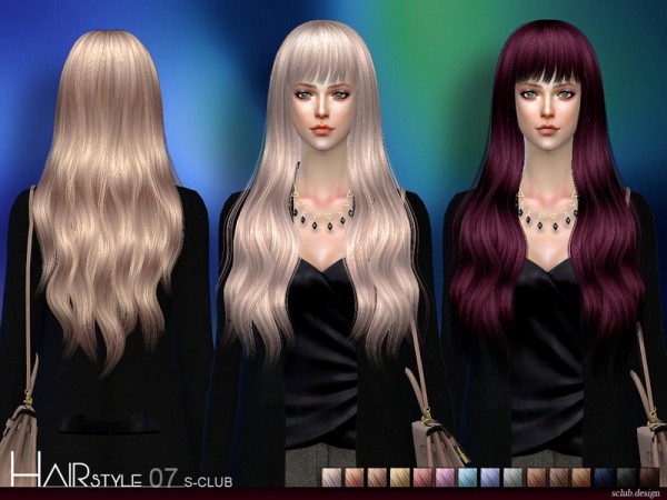  The Sims Resource: S Club   Hair N7