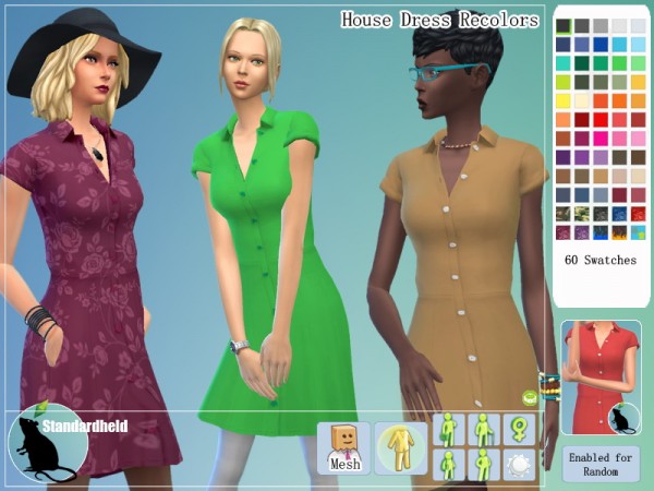  Simsworkshop: House Dress by Standardhel