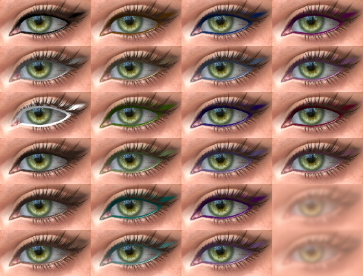  Alf Si: Eyes makeup set 01 HQ