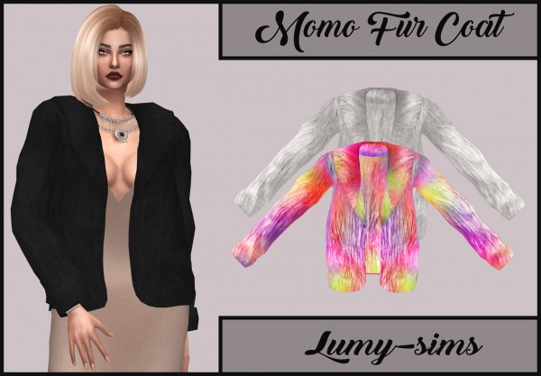  LumySims: Momo Fur Coat