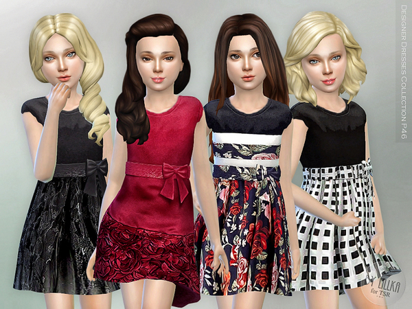  The Sims Resource: Designer Dresses Collection P46 by lillka