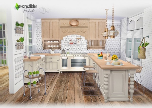  SIMcredible Designs: Hacienda kitchen furmiture