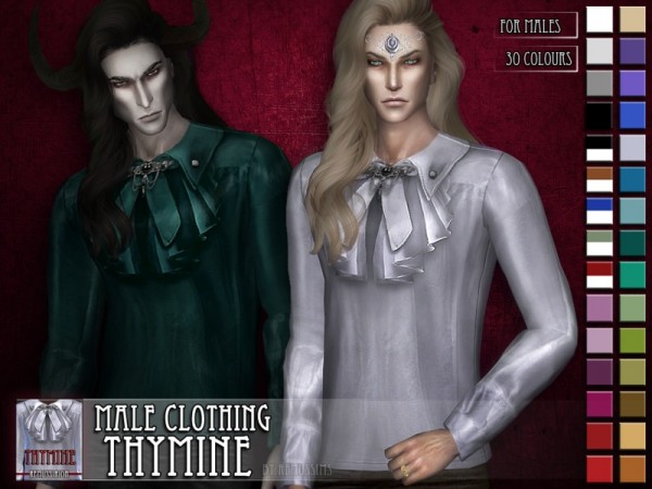  The Sims Resource: Thymine shirts by RemusSirion