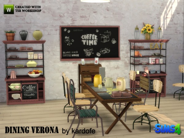  The Sims Resource: Dining Verona by Kardofe