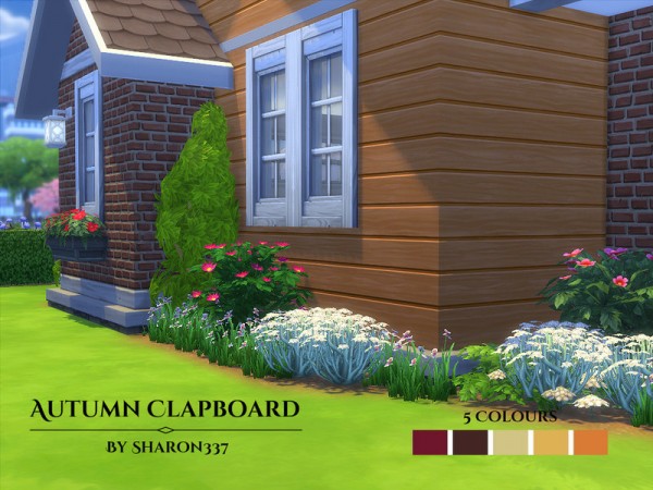  The Sims Resource: Autumn Walls and Floors by sharon 337