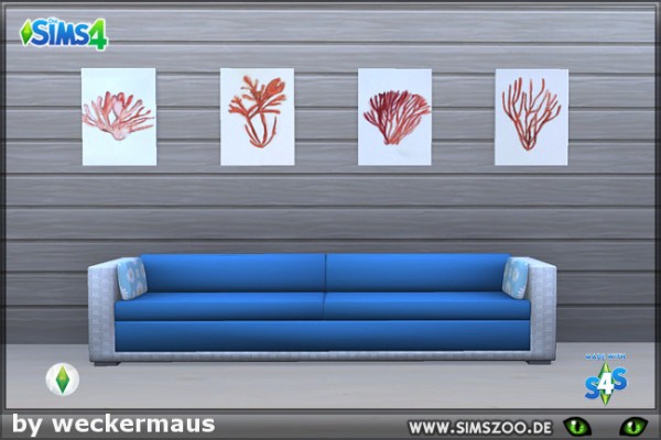  Blackys Sims 4 Zoo: Sea Breeze paintings 2 by  weckermaus