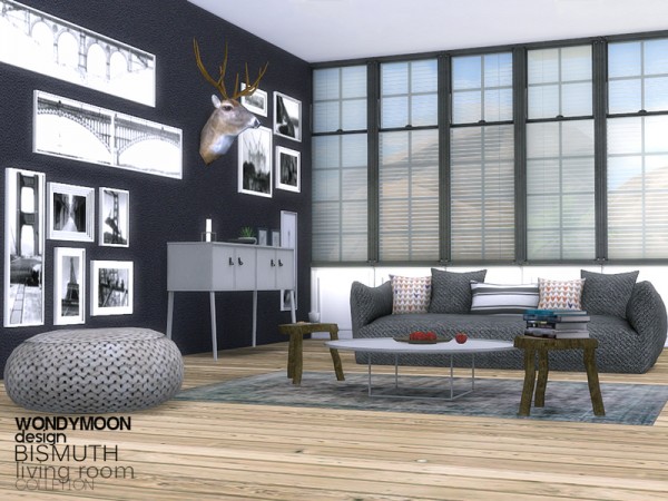  The Sims Resource: Bismuth Livingroom by wondymoon