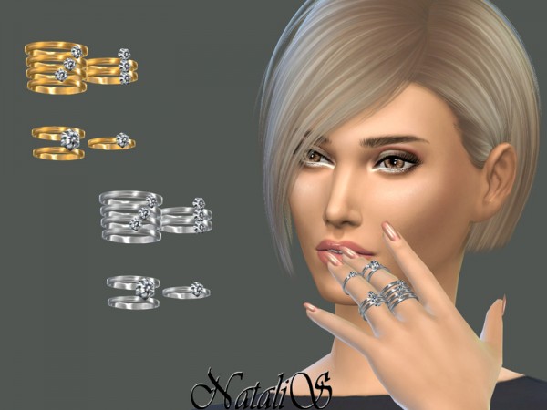  The Sims Resource: Multi rings set 3 by NataliS