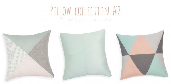  Sims4Luxury: Pillow collection #2
