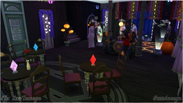 Ihelen Sims: Club Spooky Velvet by Zzz Danaya