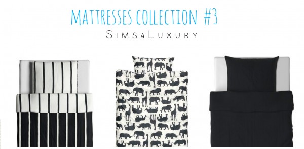  Sims4Luxury: Mattresses collection 3