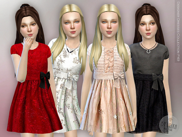  The Sims Resource: Designer Dresses Collection P49 by lillka