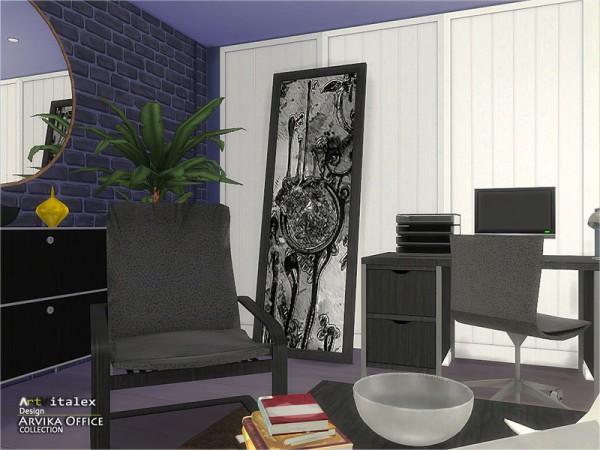 The Sims Resource: Arvika Office by ArtVitalex