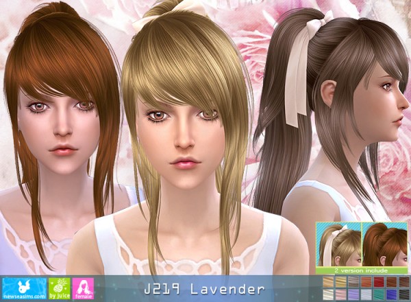  NewSea: J219 Lavender donation hairstyle