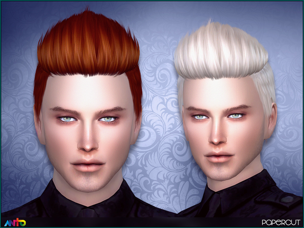  The Sims Resource: Anto   Papercut Hair
