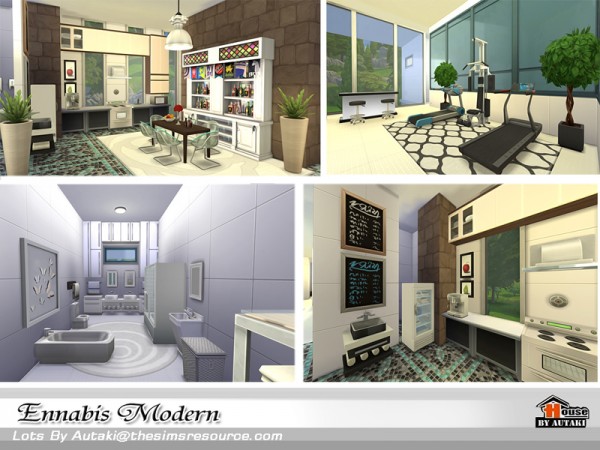  The Sims Resource: Ennabis Modern house by autaki