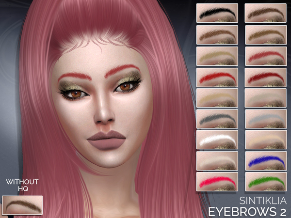  The Sims Resource: Sintiklia   Eyebrows 2