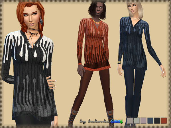  The Sims Resource: Clothes Autumn Stains by bukovka