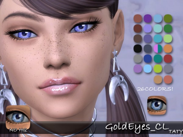  Simsworkshop: Gold Eyes CL by taty
