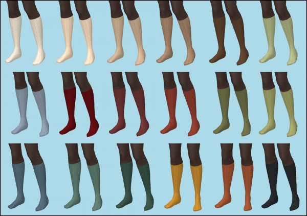  Martine Simblr: Knitted knee socks
