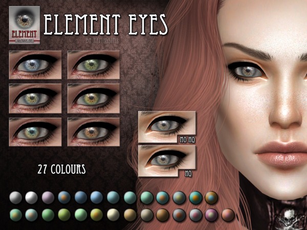  The Sims Resource: Element Eyes by Remus Sirion