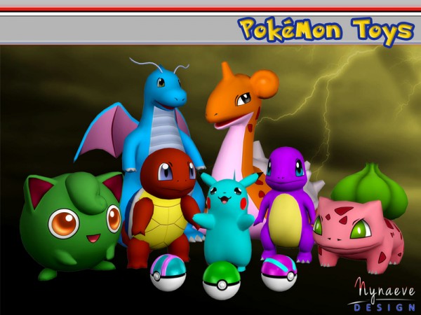  The Sims Resource: Pokemon Toys by NynaeveDesigns