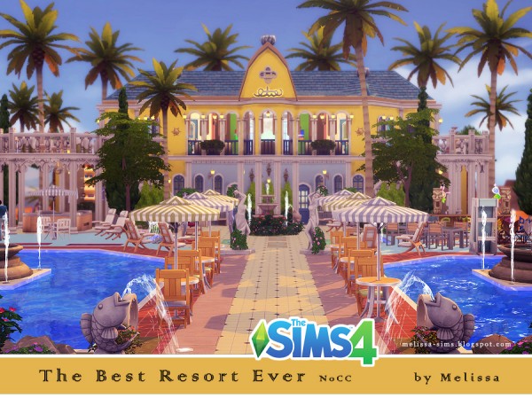  Melissa Sims 4: The Best Resort Ever NoCC