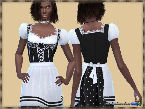  The Sims Resource: Dress Oktoberfest by bukovka