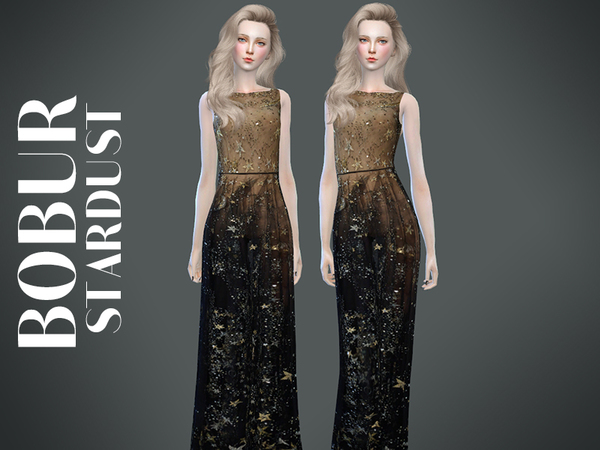  The Sims Resource: Stardust dress by Bobur