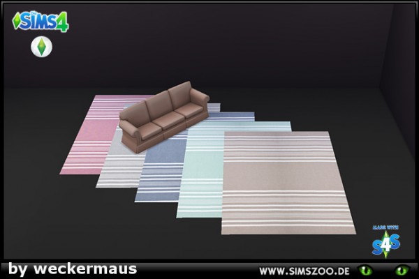 Blackys Sims 4 Zoo: Summer carpets 02 by weckermaus