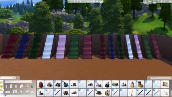  Mod The Sims: Manor Staircase Carpets by Flinnel
