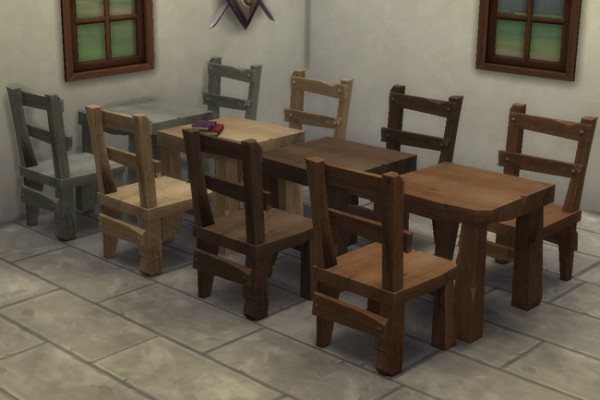  Blackys Sims 4 Zoo: Dining table by Mammut