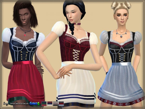  The Sims Resource: Dress Oktoberfest 2 by bukovka