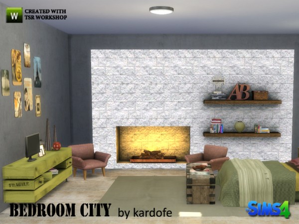  The Sims Resource: Bedroom City by kardofe