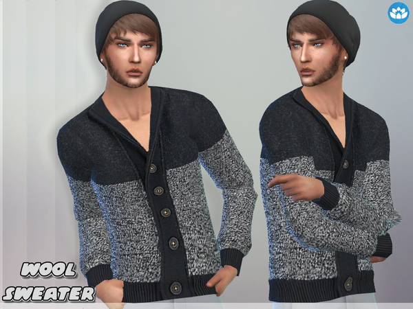  The Sims Resource: Wool Sweater by Puresim