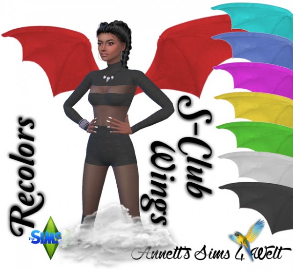  Annett`s Sims 4 Welt: S Club Wings   Recolors