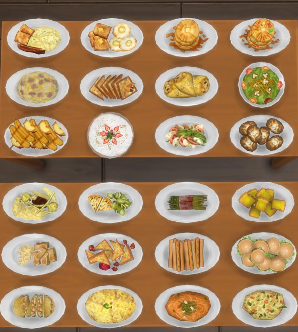  Mod The Sims: Inedible Edibles Part 2: Smorgasbord by Madhox
